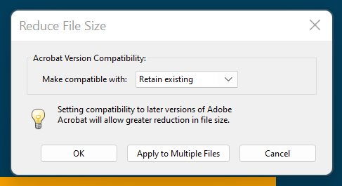 Make A Pdf File size smaller