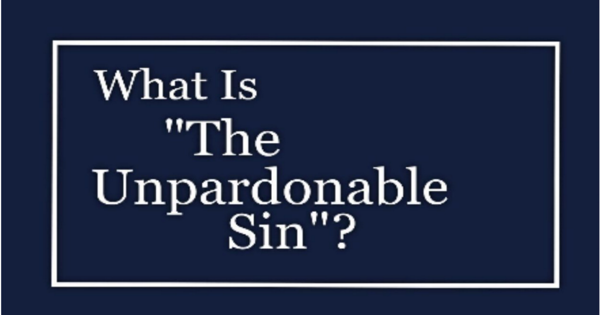 What is the Unpardonable Sin.pdf