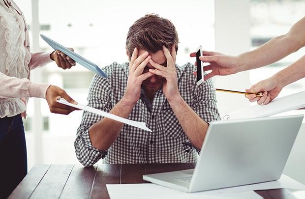 Bị stress rất căng thẳng