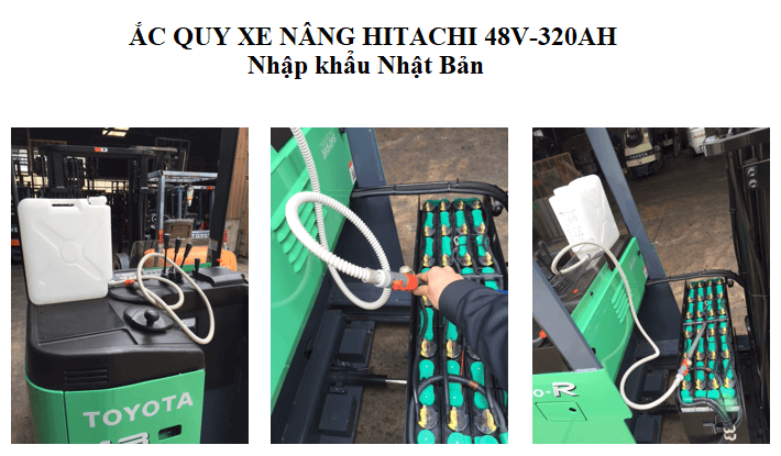 Bình điện xe nâng tại miền tây