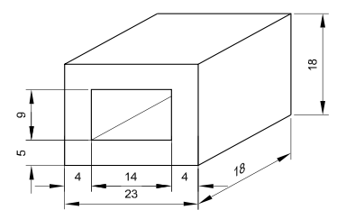 Rectangular block