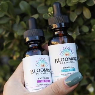 blooming botanicals cbd tinctures ideal for depression and anxiety