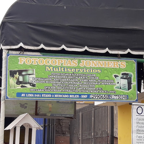 Opiniones de Fotocopias Jonnier's en San Martín de Porres - Copistería