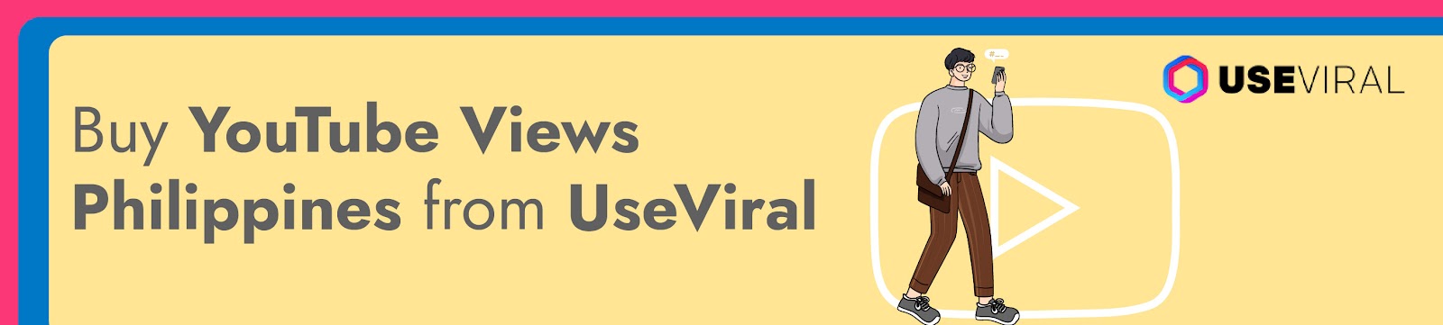 Buy YouTube views Philippines from UseViral
