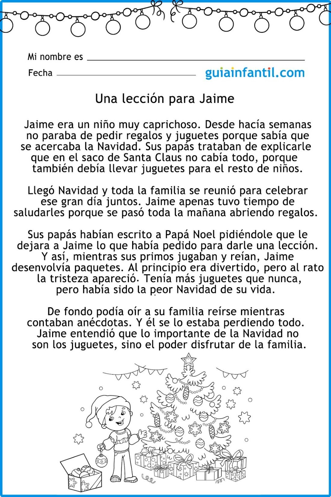 8 cuentos cortos de Navidad con moraleja para que los niños reflexionen