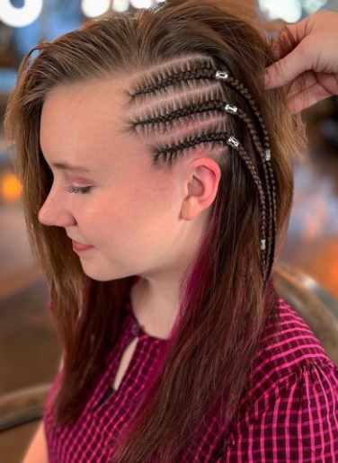 caterpilar braided hair