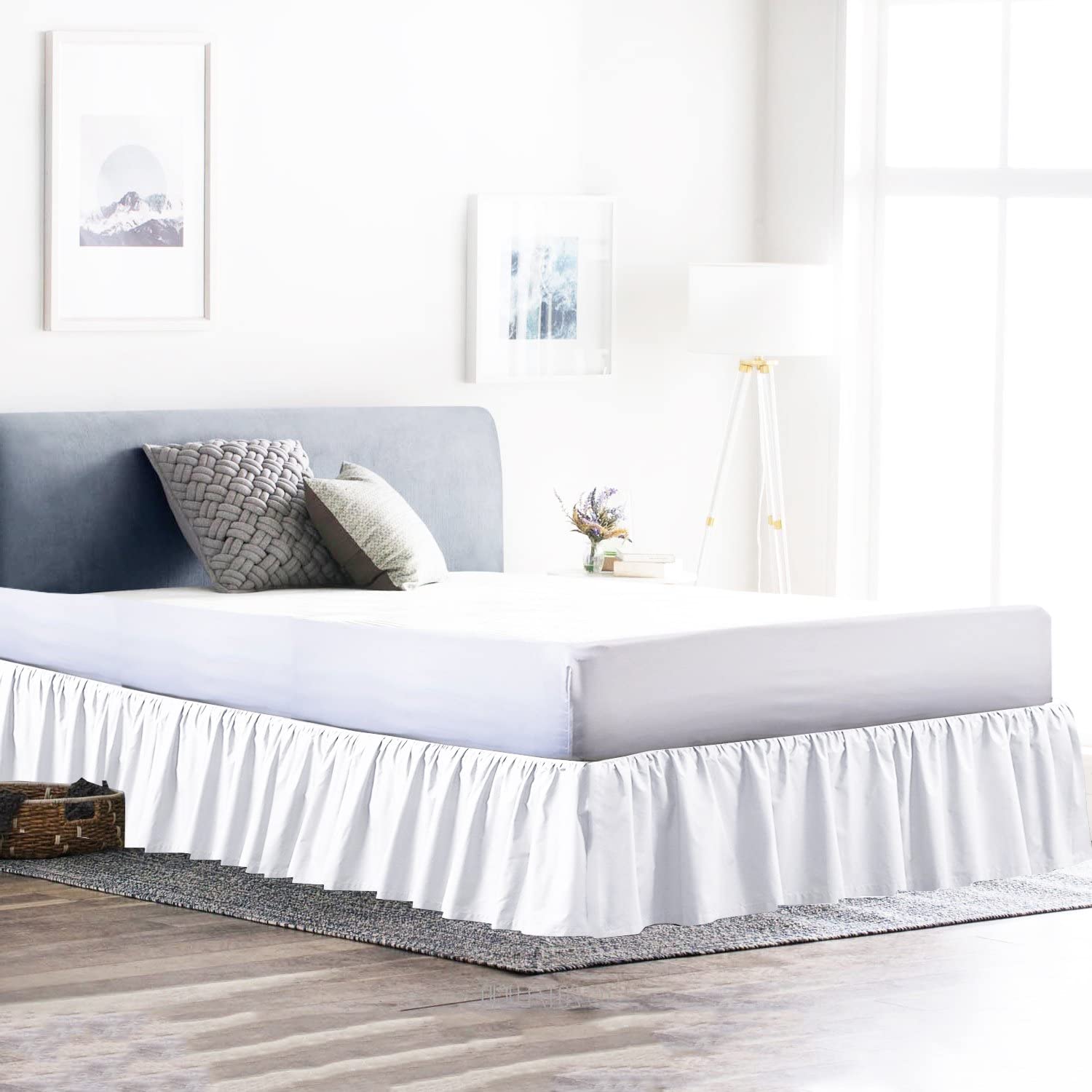 Before moving your platform bed, remove any accessories like bed skirts and bedding and store them in storage bags.