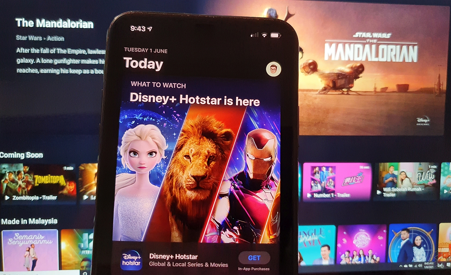 Donwload Disney+ Hotstar di Apple App Store atau Google Play Store