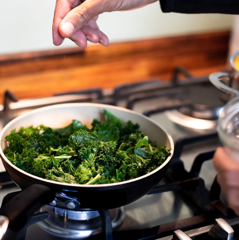 what to eat after a run, kale