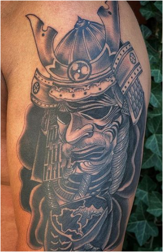 Old Age Samurai Tattoo