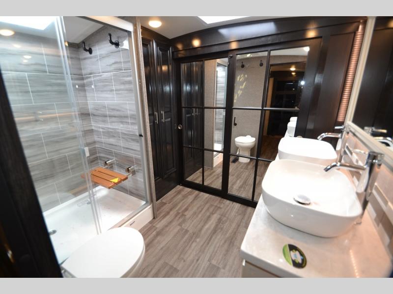 This bathroom will make you feel like you are staying at a five-star resort.