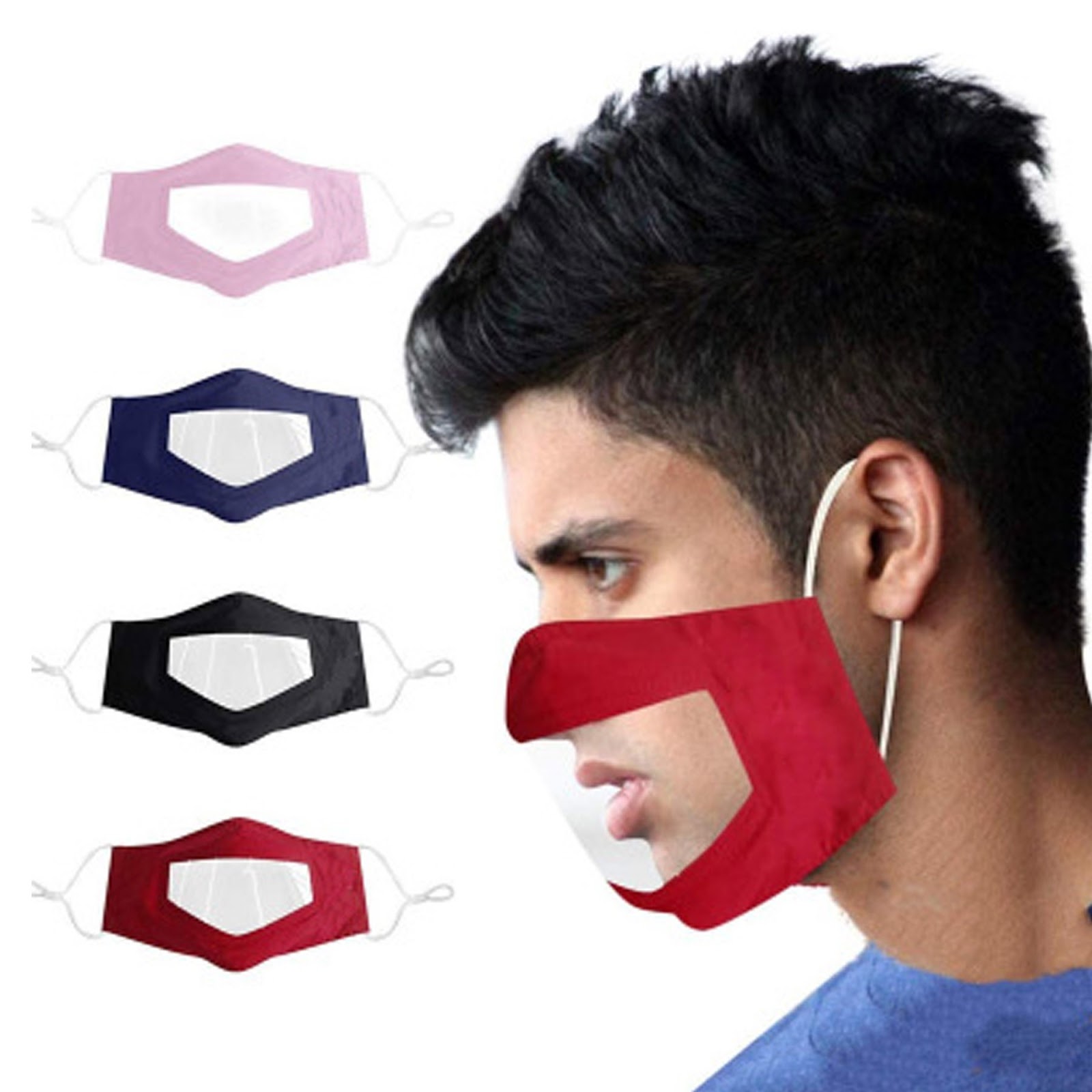 transparent face mask 