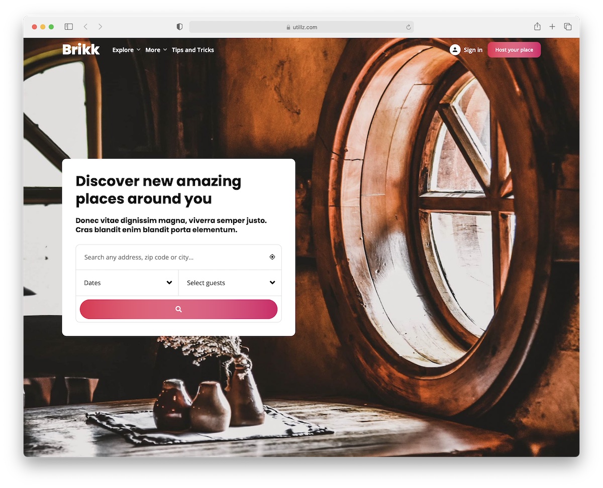 tema brikk con reserva de cita