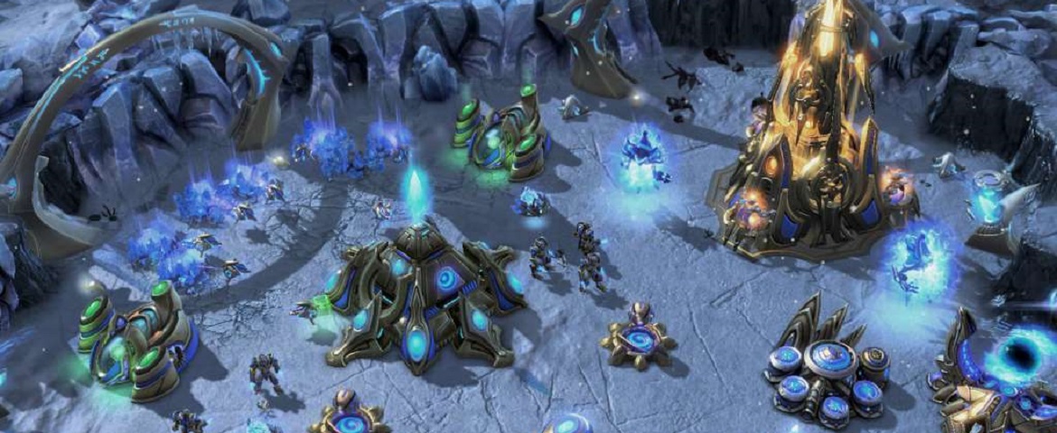 interface do jogo Starcraft