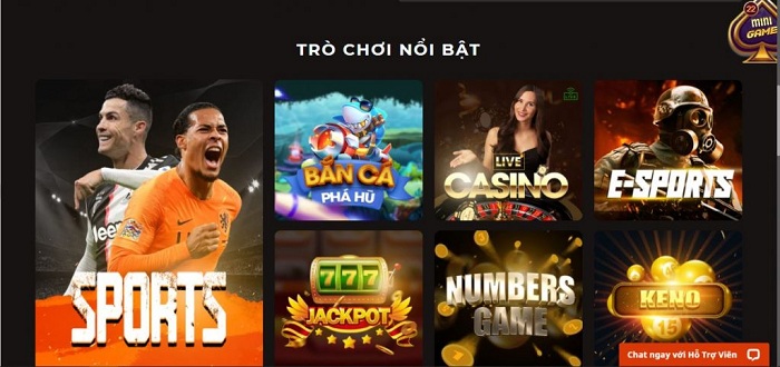 kho game cá cược đa dạng