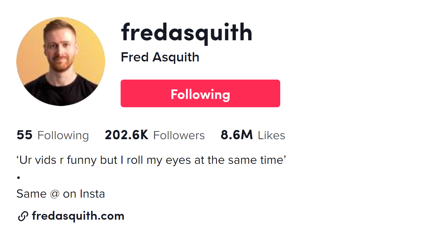 Fred Asquith: TikTok Comedy Star & Music Producer