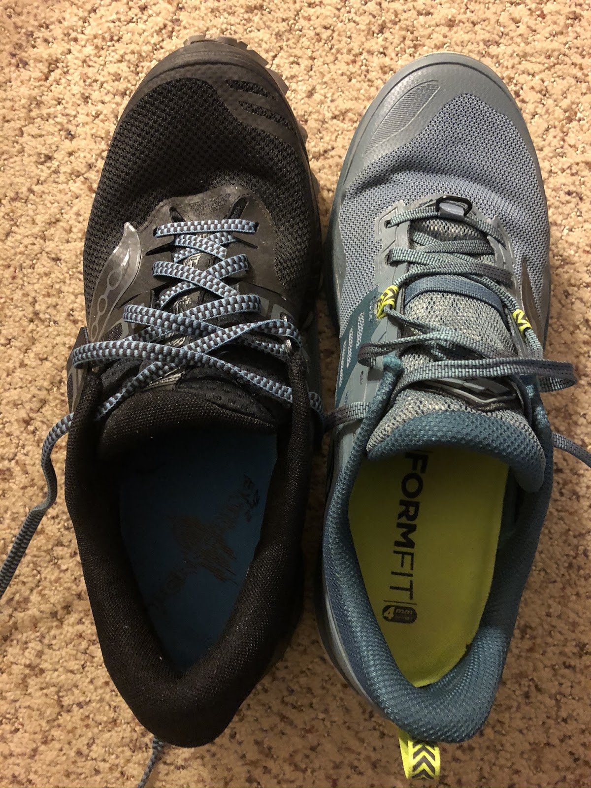 saucony peregrine 5 vs brooks cascadia 10