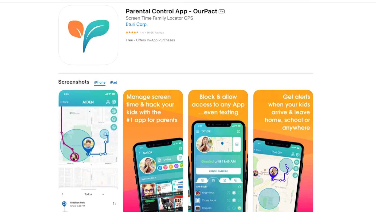 OurPact - Parental Control App 
