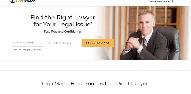 LegalMatch Home Page