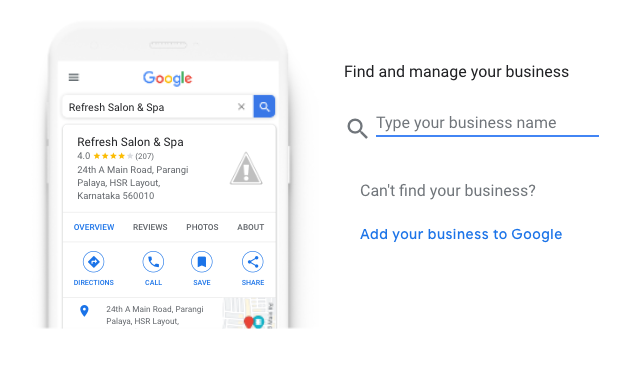 Google Business Profile Manager Page