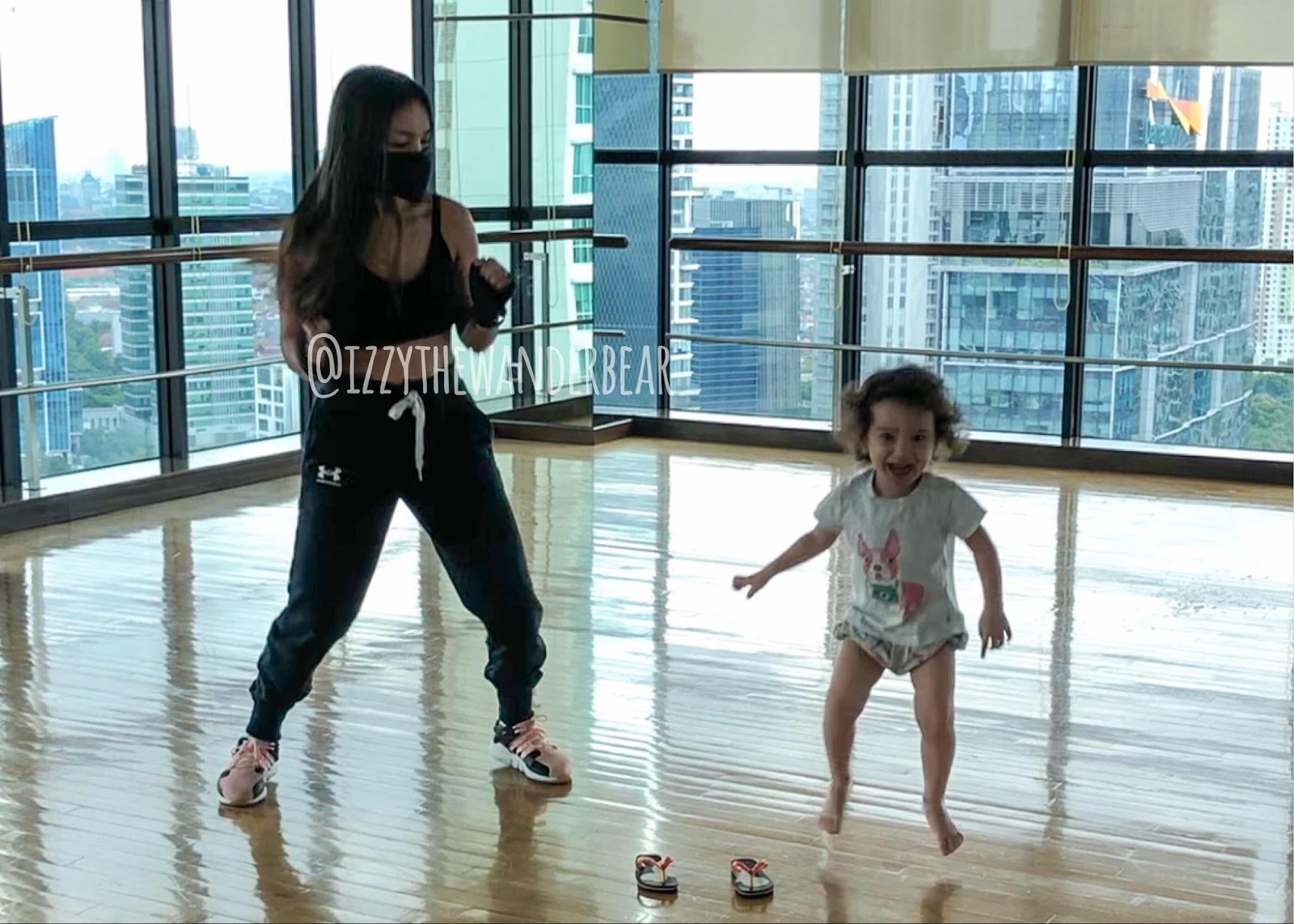 Mommy and Izzy Are Dancing Together