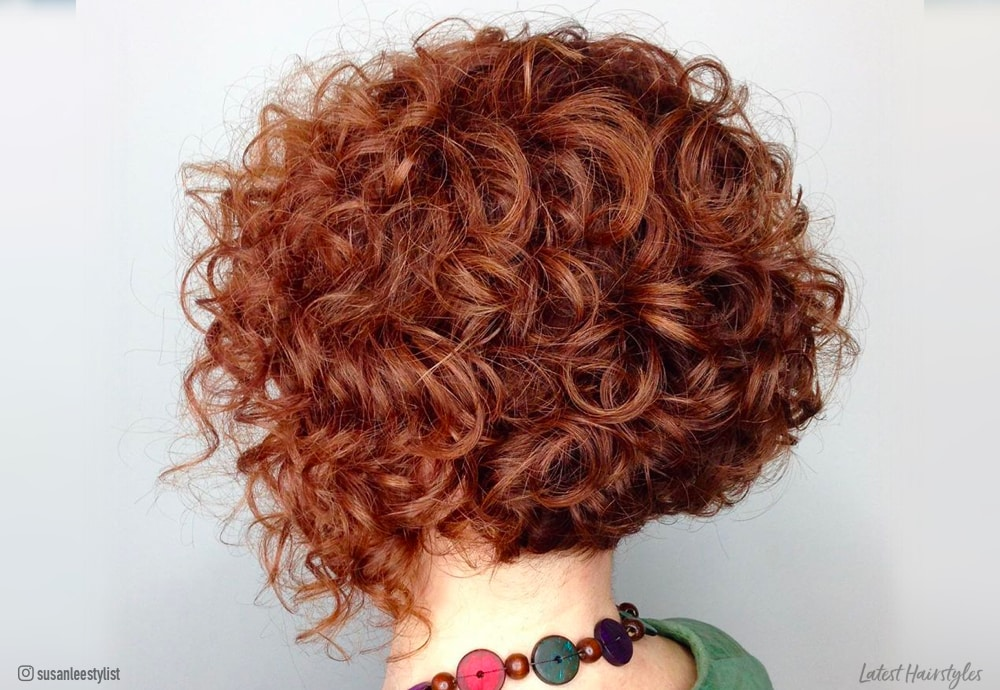 orange curly bob