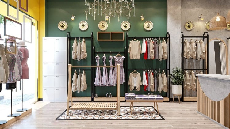Tổng Hợp 25 Mẫu Thiết Kế Shop Quần Áo Đẹp Thu Hút Nhiều Khách Hàng