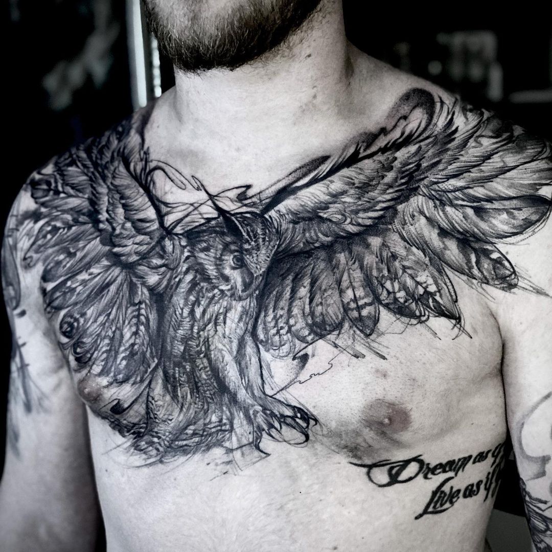 inked owl tattoos