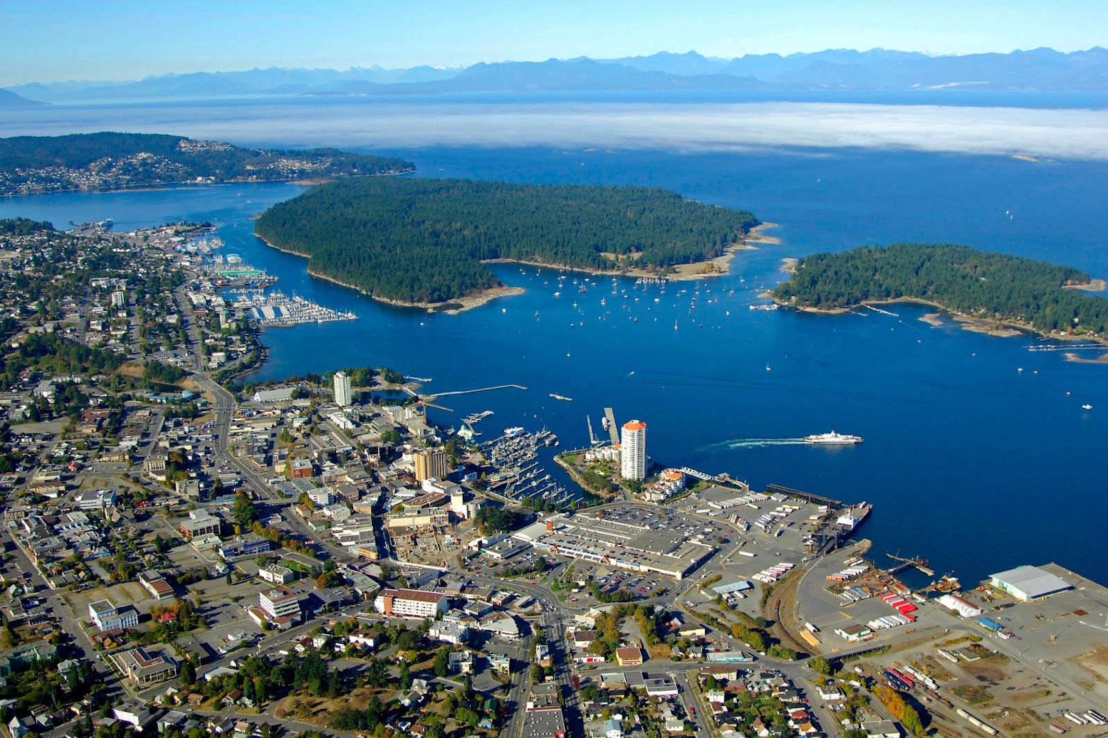 Downtown Nanaimo, BC. Source: marinas.com