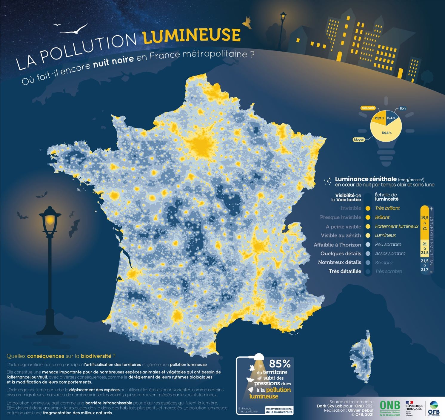 Pollution lumineuse France