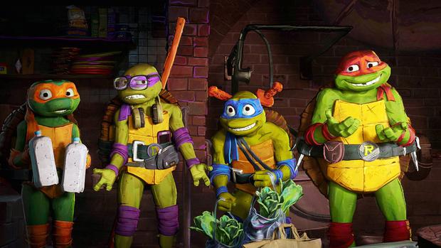 Fotograma de "Tortugas ninja: caos mutante" ("Teenage Mutant Ninja Turtles: Mutant Mayhem").