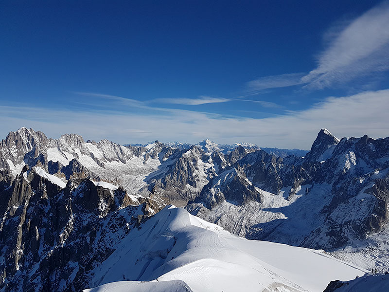 awesome views on the Mont Blanc