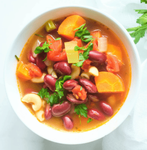 4 Instant Pot Minestrone Soup by Keeping the Peas