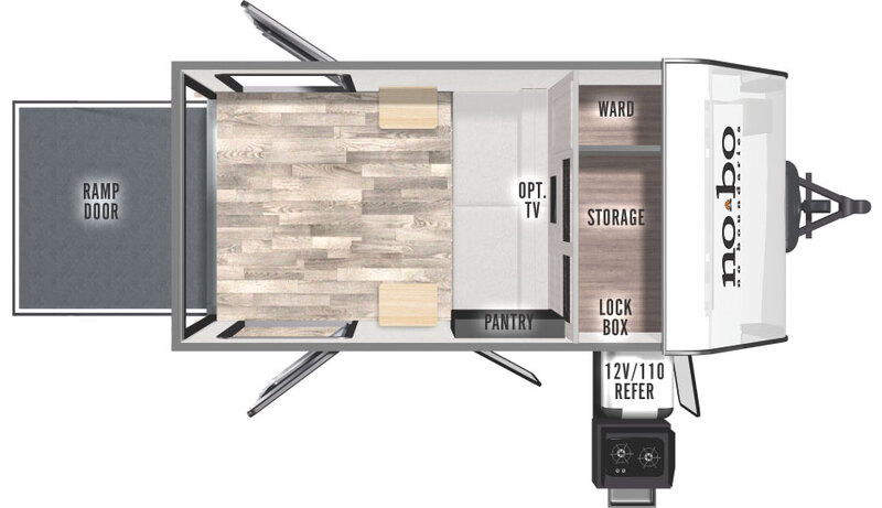 Forest River No Boundaries NOBO 10.6 Floorplan