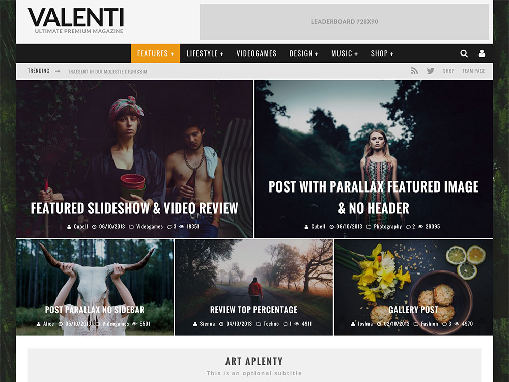 valenti-review-magazine-theme