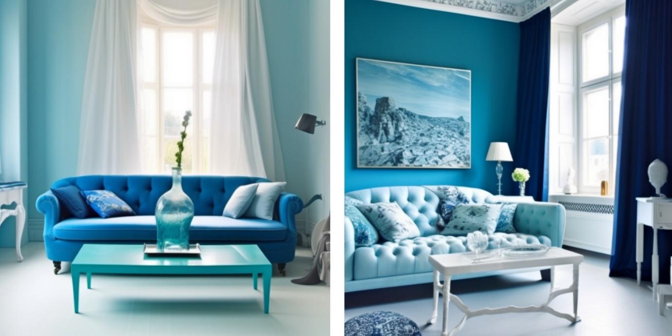 Blu e cobalto interna