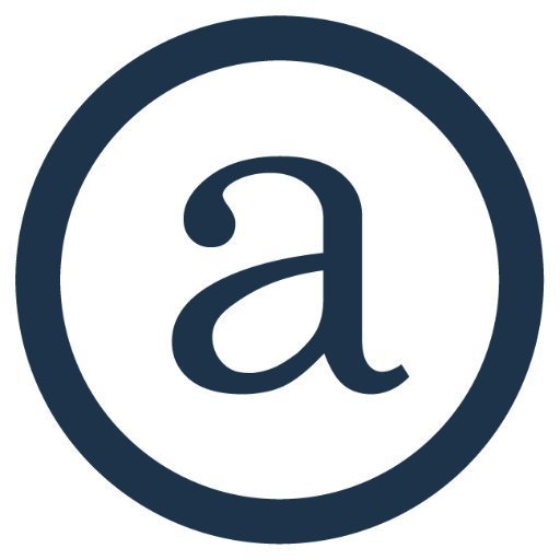 Alexa's first letter "A" in a blue circle