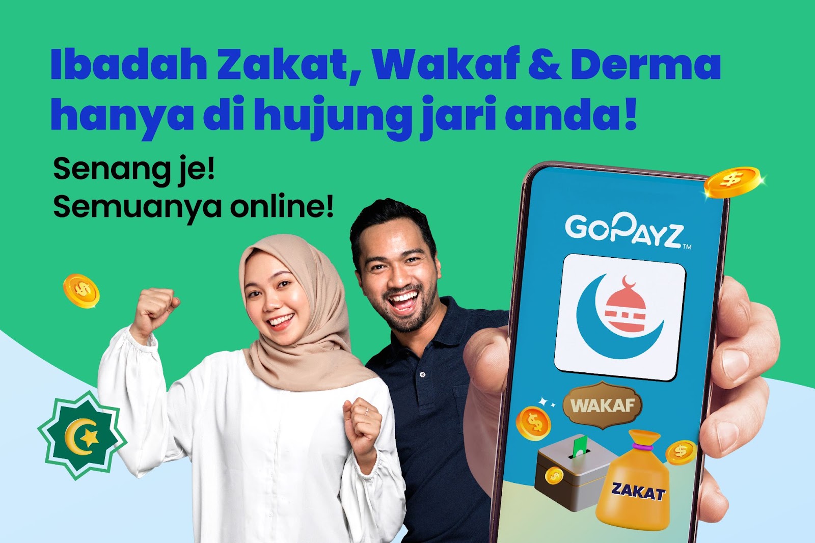 GoPayz, U Mobile, aplikasi, ewallet, giveaway, zakat, pelaburan, bayar bil