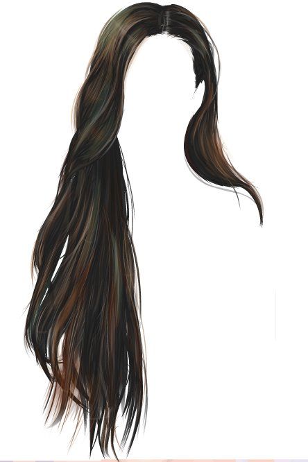 realistic hair sketch
