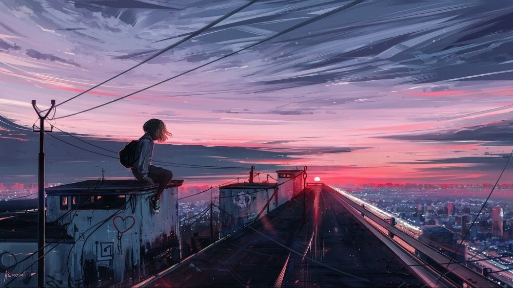 Tải ngay bộ hình nền "The City" theo phong cách Anime cực "chill" về ngay cho máy tính | Sforum
