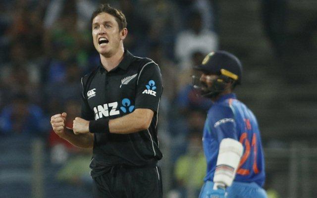 Adam Milne injured himself ahead of the first ODI between New Zealand and Ireland