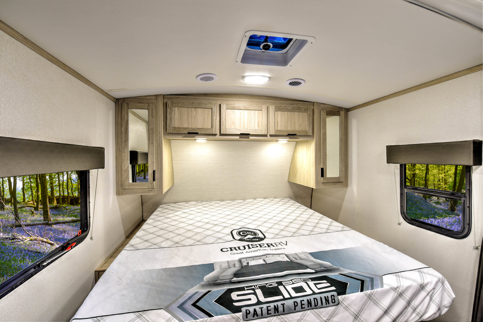 Cruiser RV Shadow Cruiser 215RBS camper with king bed and natural light