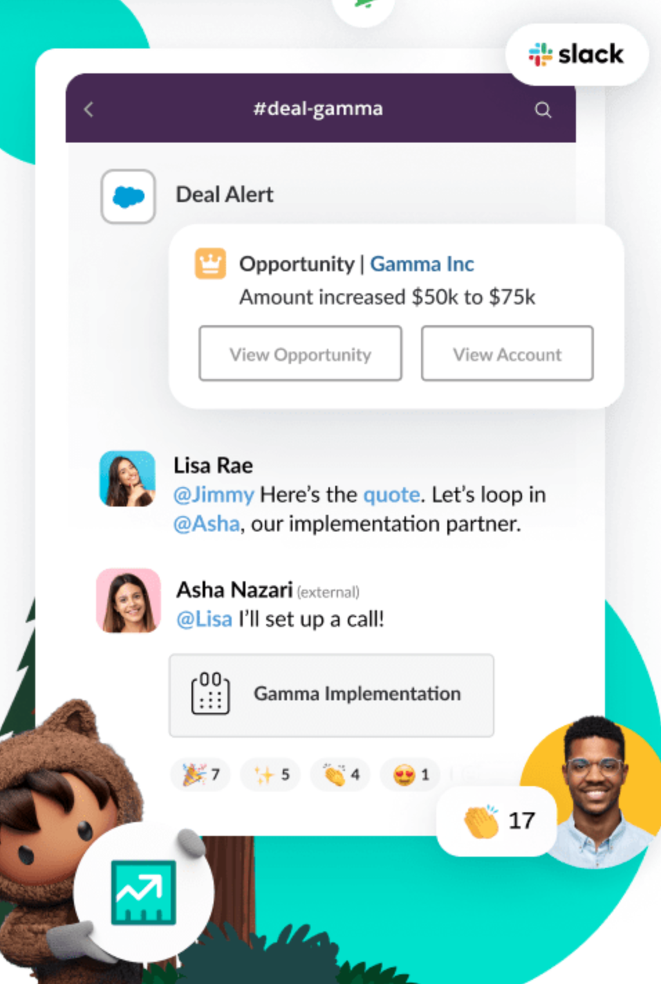 Salesforce + Slack