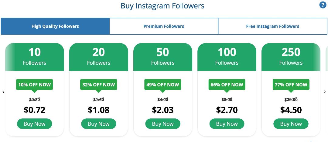 buying instagram followers