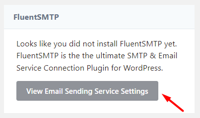 Start setting email sending service settings