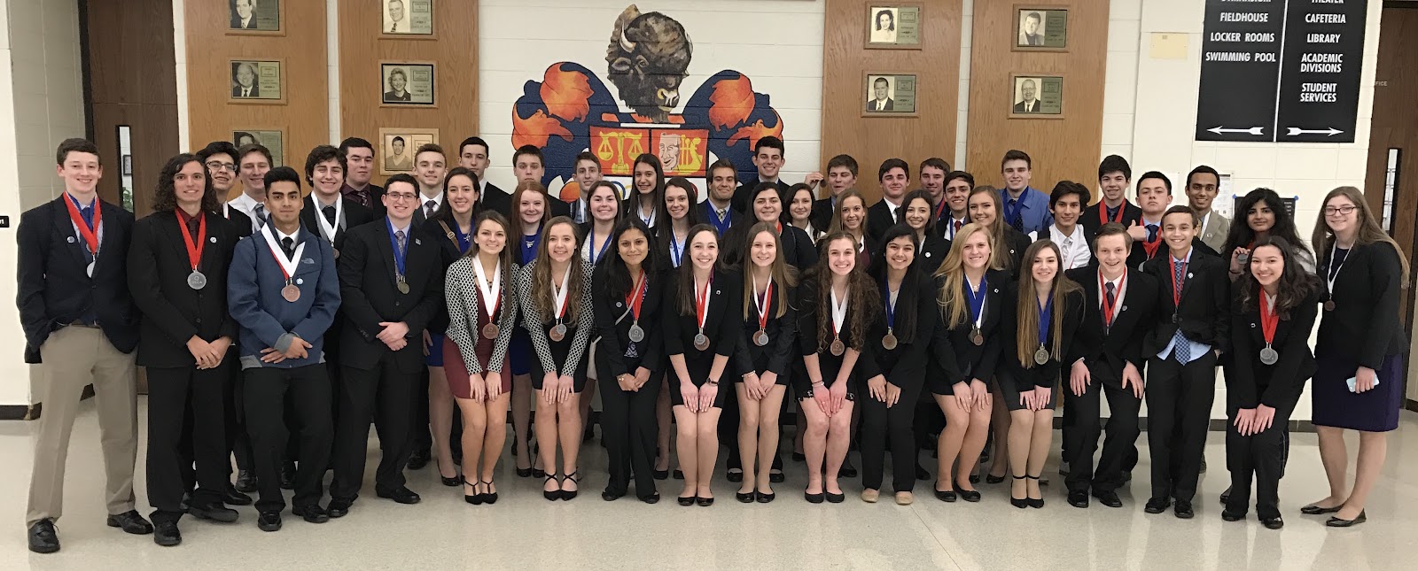 DECA Regional Medal Winners 2017.JPG