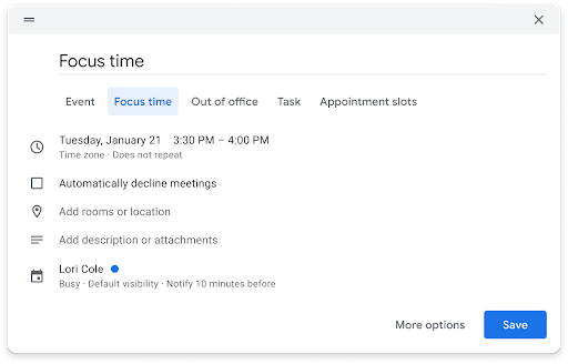Novedades Google Chat Meet y Calendario