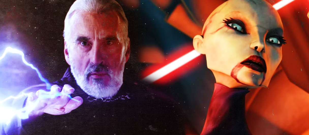 Asajj Ventress and Count Dooku