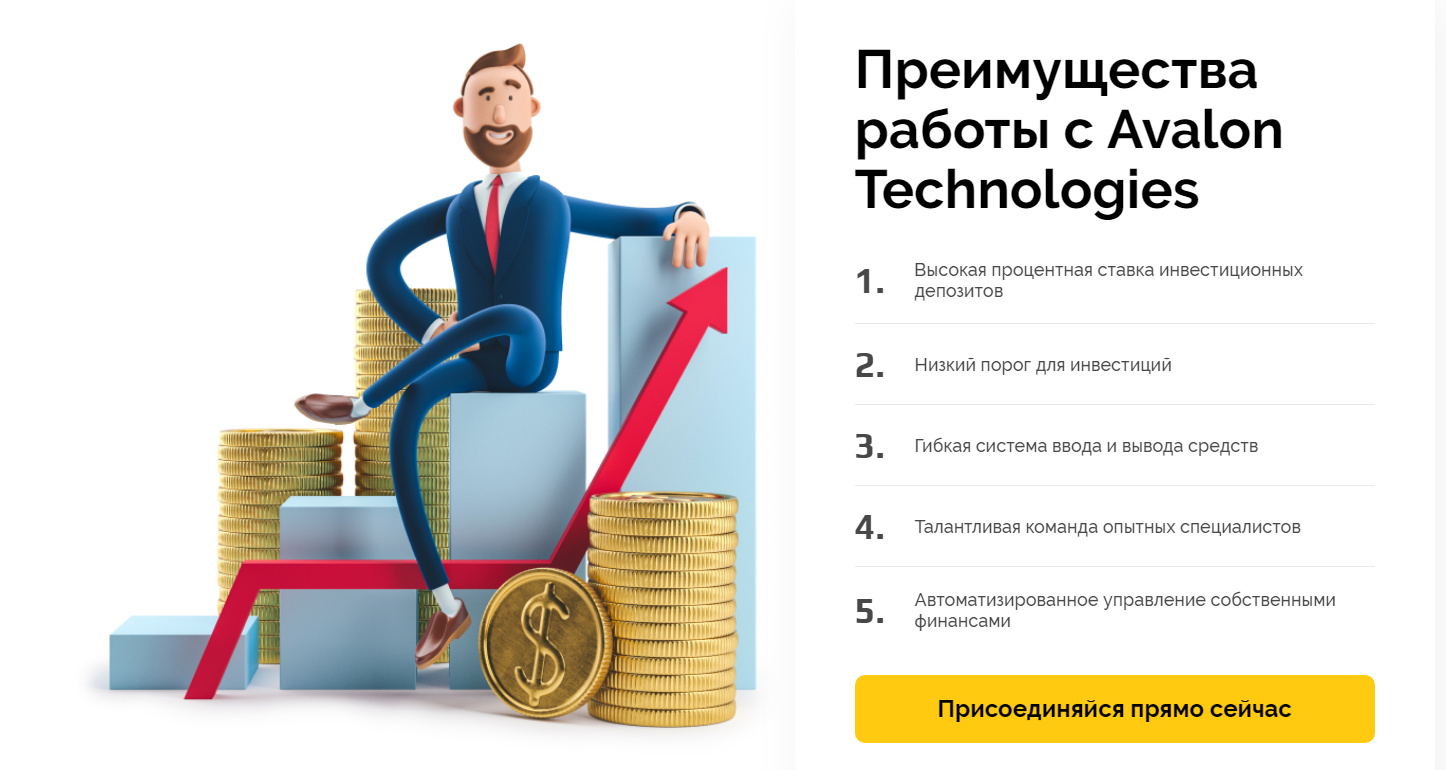 Независимая оценка Avalon Technologies: обзор инвестиционного проекта, отзывы