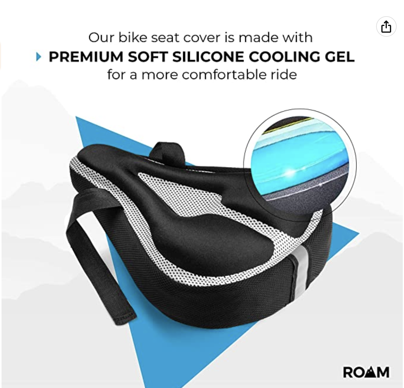 Adding an extra mountain bike saddle cushion increases your level of comfort.